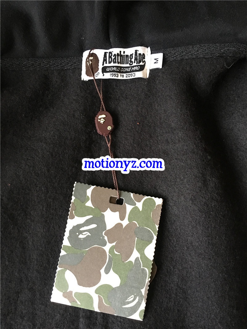 Bape Shark Hoodies Camo Black